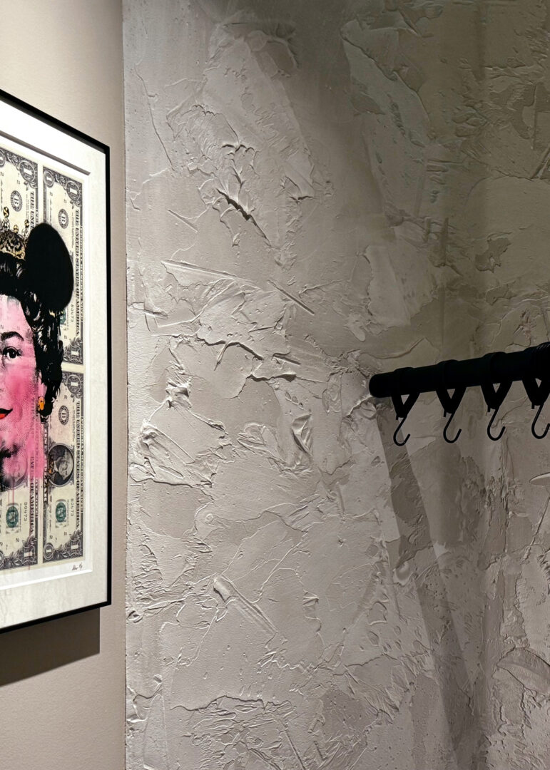 Detailaufnahme Garderobe Artzpraxis