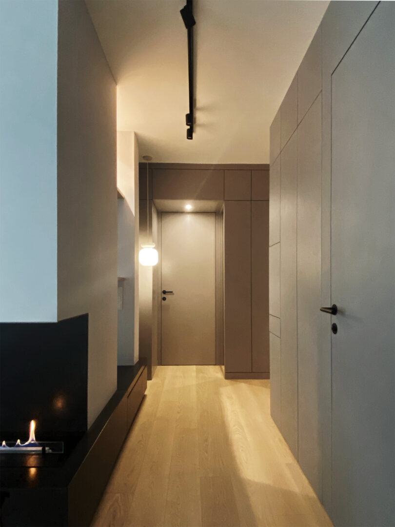 Wohnungsprojekt in 1170 Wien, Kamin