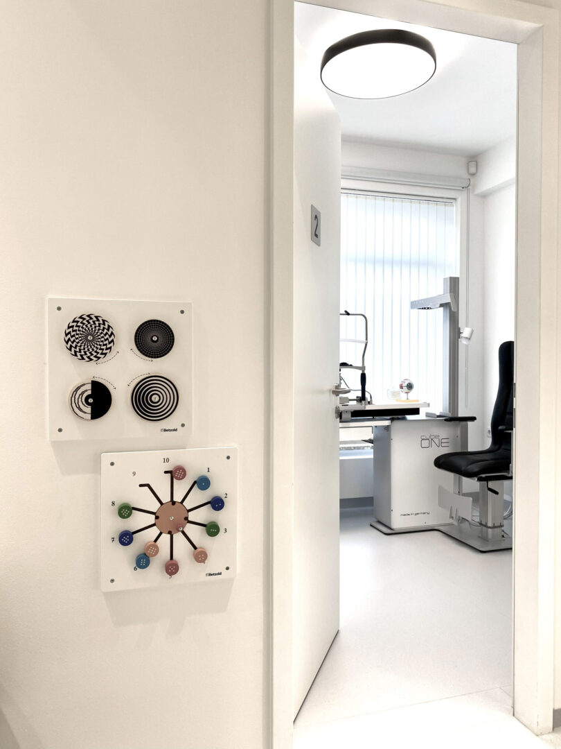 Blick in die Räume eines Augenarztes in Wien